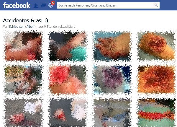 Beispielbilder der von Facebook als Meinungsfreiheit delarierten Seite