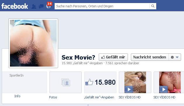 Facebook sells sex, Deutliche Abbildungen aus einem Porno sind keine Pornografie Facebook sells sex, Deutliche Abbildungen aus einem Porno sind keine Pornografie